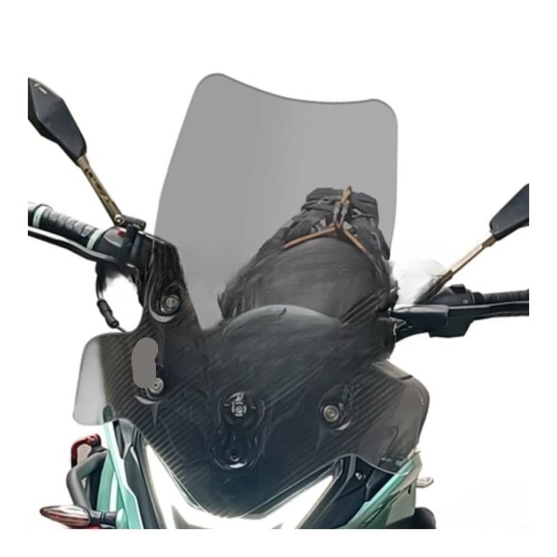 HAVEDONH Motorrad Windschutzscheibe Windschutzscheibe Windschutz Mit Frontmaske Panel Modifiziertes Motorradzubehör FÜR 300DS DS 300 300-DS von HAVEDONH