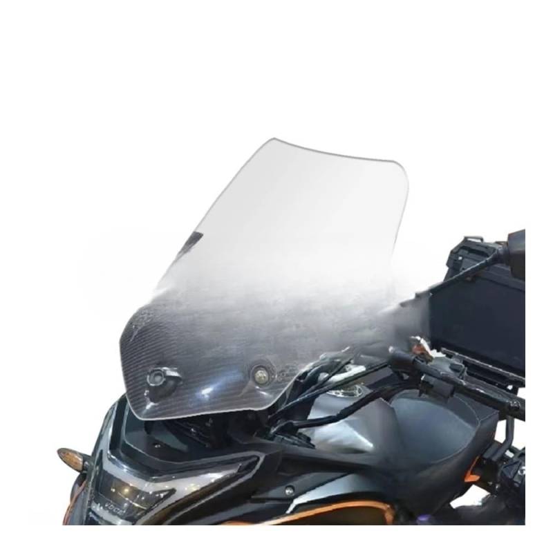 HAVEDONH Motorrad Windschutzscheibe Windschutzscheibe Windschutz Mit Frontmaske Panel Modifiziertes Motorradzubehör FÜR 300DS DS 300 300-DS von HAVEDONH