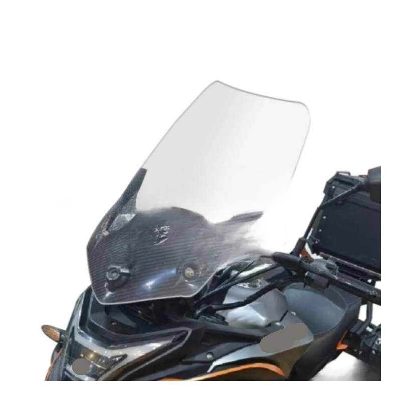 HAVEDONH Motorrad Windschutzscheibe Windschutzscheibe Windschutz Mit Frontmaske Panel Modifiziertes Motorradzubehör FÜR 300DS DS 300 300-DS von HAVEDONH