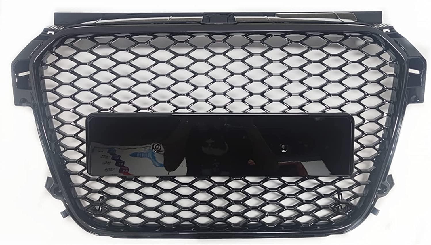 Auto Front Kühlergrill Gitter für Audi A1/S1 2010 2011 2012 2013 2014,Frontgrill Auto Oberen Stoßstange Haube Mesh Kühlergrill Sportgrill von HAVERN