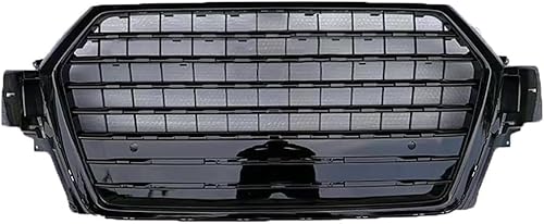 Auto Front Kühlergrill Gitter für Audi Q7 2016-2019,Frontgrill Auto Oberen Stoßstange Haube Mesh Kühlergrill Sportgrill von HAVERN