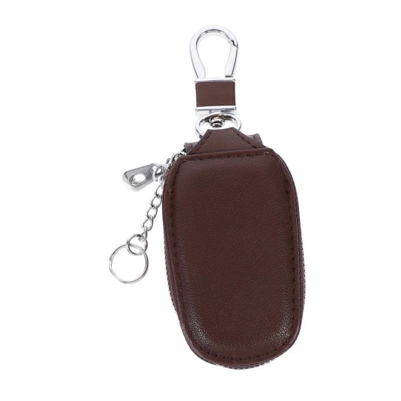 HAWILLOSCH 1 STK Schlüsseltasche Schlüsselbund Aufbewahrungstasche für Autoschlüssel car Key case autoschlüssel etui Tasche zur Schlüsselaufbewahrung Schlüsseletui aus Leder Kunstleder Coffee von HAWILLOSCH