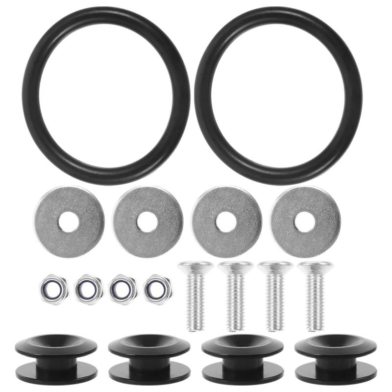 HAWILLOSCH 1 Set Schnellverschluss Bumper Clips Für Front Und Heckstoßstangen Metallbolzen Kit Zur Befestigung Von Stoßstangen Robuste Clips Mit Dichtungen Für Autos von HAWILLOSCH