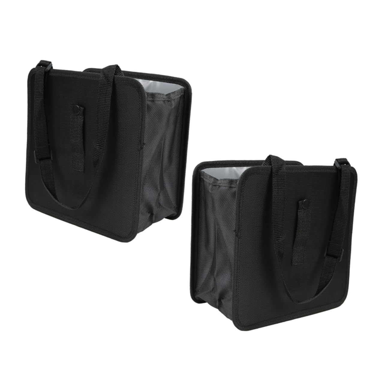 HAWILLOSCH 2St Auto Mülleimer car Storage Box autotasche Fahrzeug Aufbewahrungstasche kleiderboxen aufbewahrung automatten Autos Rücksitzhalter Aufbewahrungshalter für Auto Oxford-Stoff Black von HAWILLOSCH