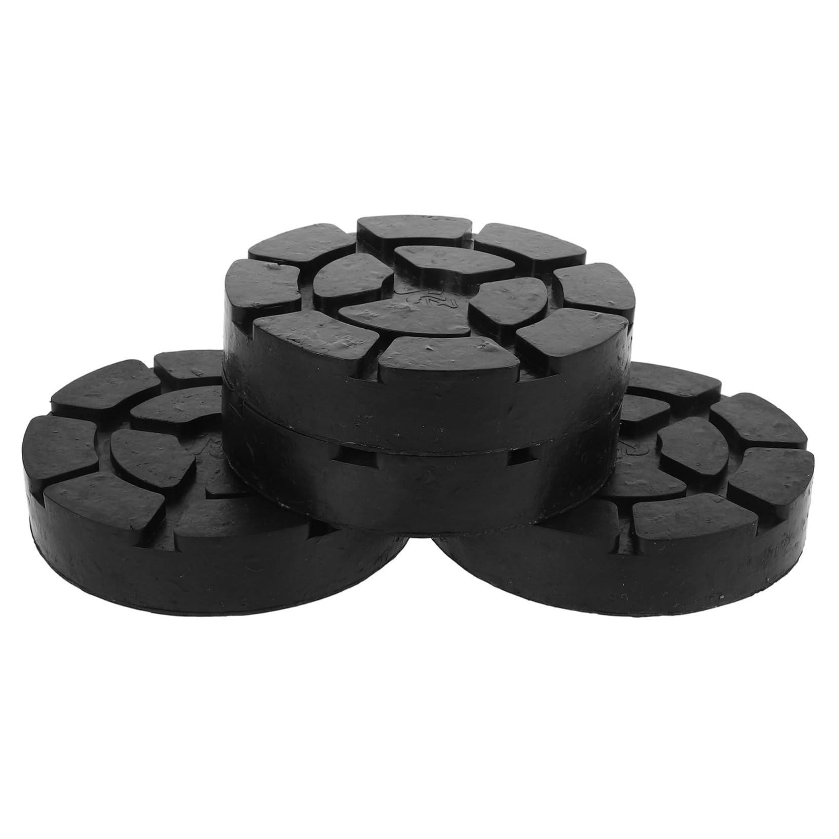 HAWILLOSCH 4 Stück Gummiauflage Anheben Jacking-Puck Pinch Weld Jack Pad Wagenheberständer Bodenheberscheibe Buchse Liefern Kfz-klinkenadapter Hebebühne Für Bodenheber Jack-pad Black von HAWILLOSCH