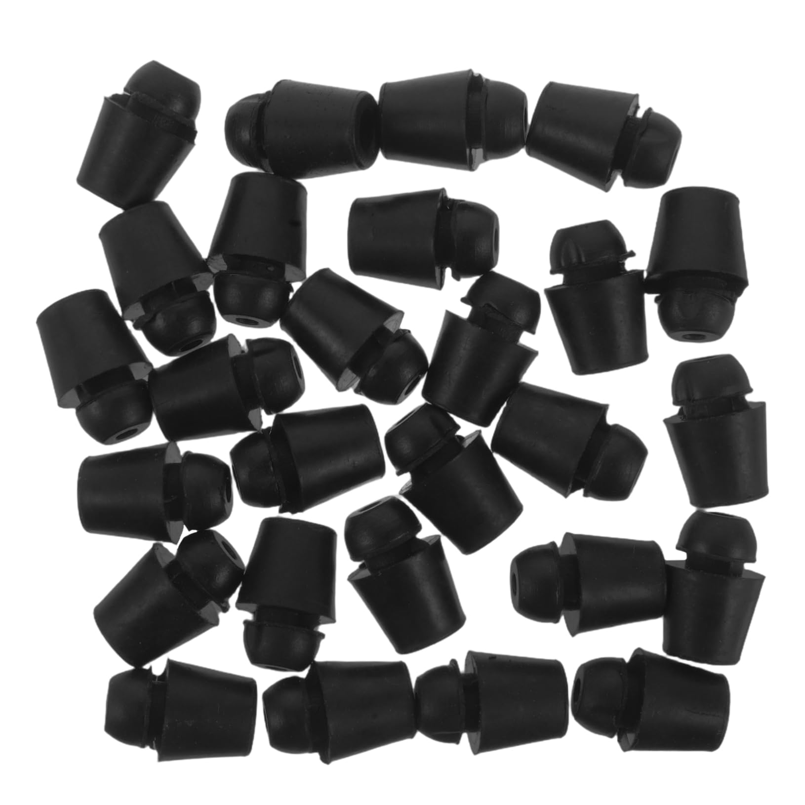 HAWILLOSCH 50 Stück Türpuffer Aus Gummi Auto Türstopper Autotürschutz Türstopper-Pads Türhalter Gummi Auto-stoßdämpfer-tür Gummiauflage Fürs Auto Autotür-schließpuffer Autotürpolster Black von HAWILLOSCH