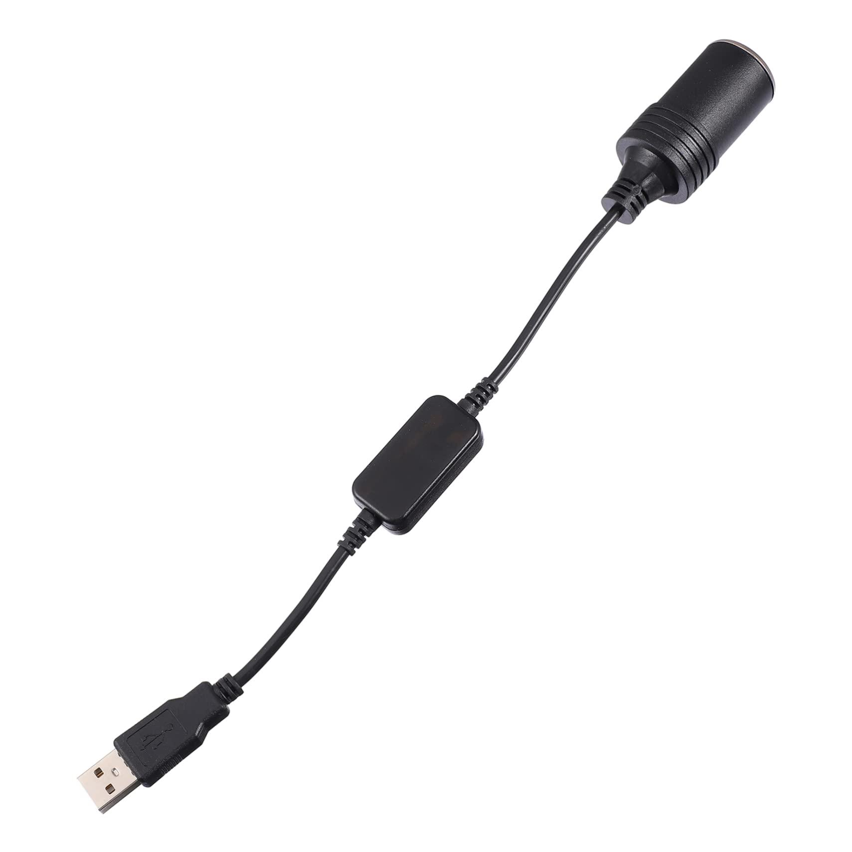 HAWILLOSCH 5V USB Zu 12V Zigarettenanzünder Konverter Auto Zubehör Adapter Für Zigarettenanzünder Ideal Für Mobile Geräte Tragbare Elektronik Und Notstromversorgung Im Fahrzeug von HAWILLOSCH