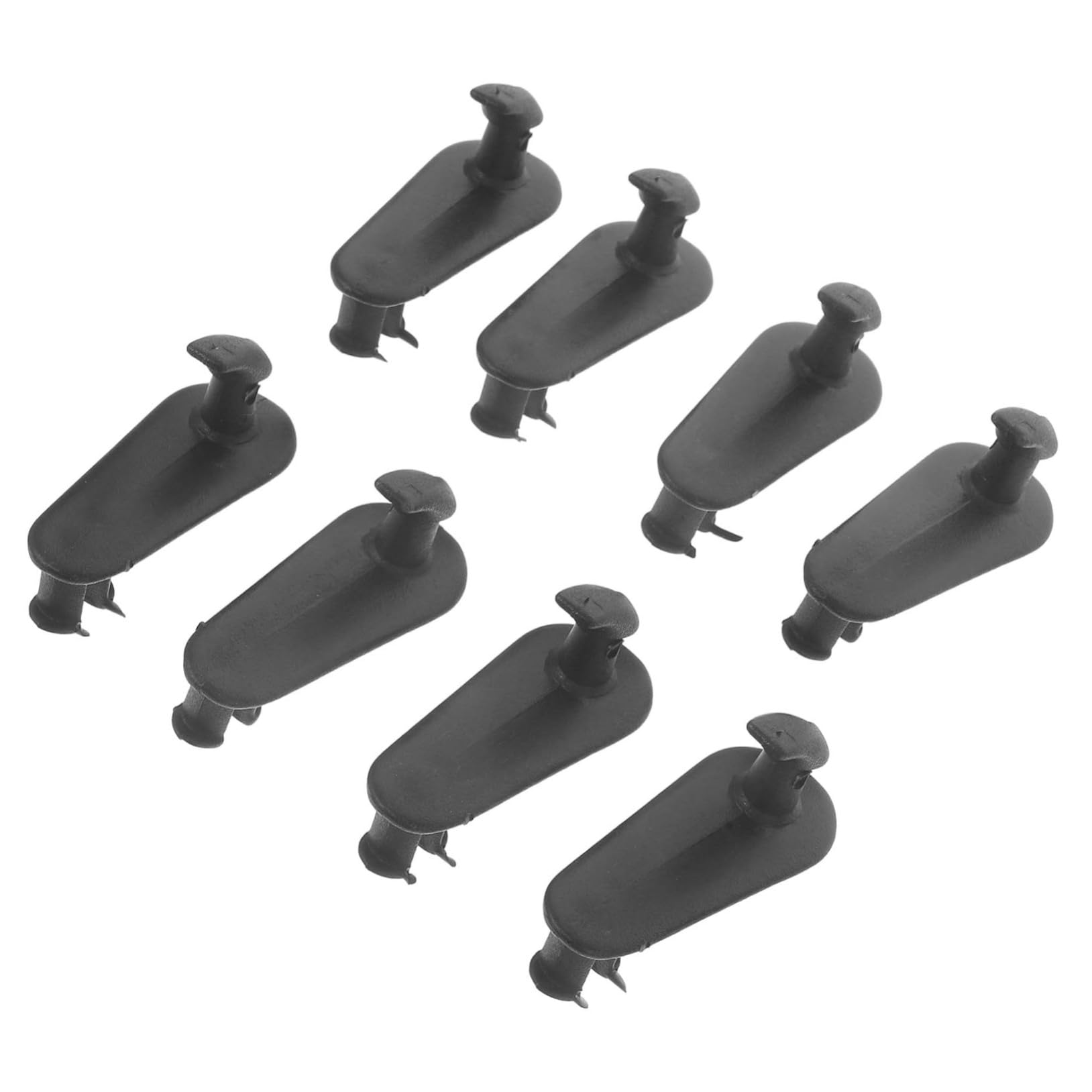 HAWILLOSCH 8St Schnalle für Automatten Autoteppich-Clips Automatten-Clips Auto Fußmatte Halter Bodenmatte Clip Autos Auto fußmattenhalter Fußmatten-Clips, Halterungen für Automatten Black von HAWILLOSCH