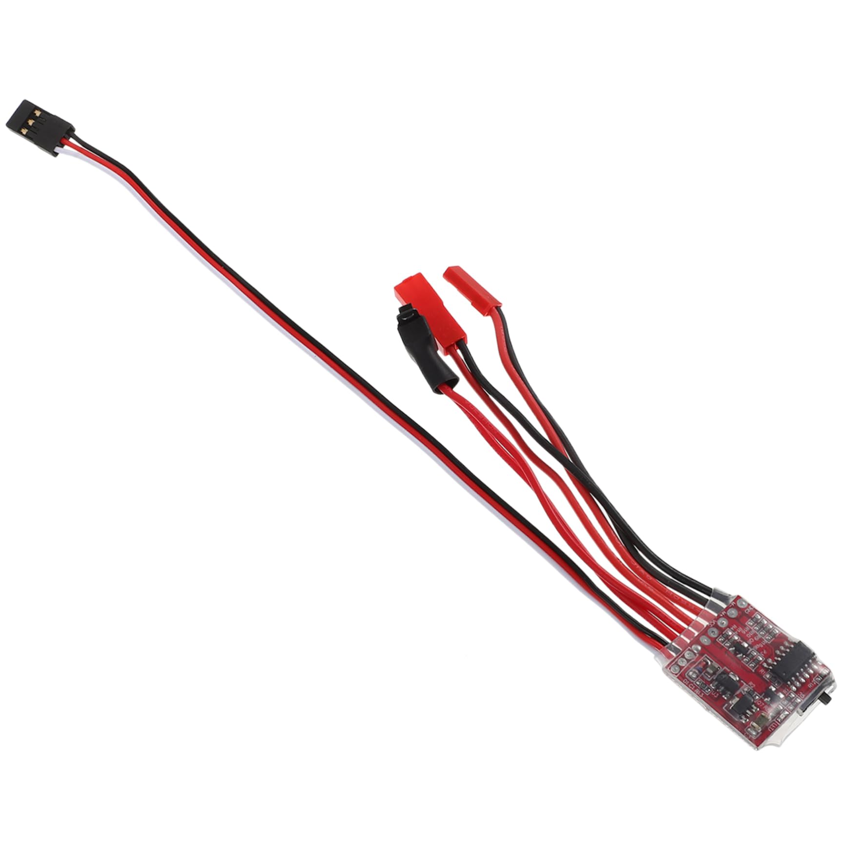 HAWILLOSCH Brushed Motor Controller Mit Bremsfunktion Dual Mode Schalter Für RC Modelle 20A Vorwärts/Rückwärts Steuerung Für Ferngesteuerte Autos Und Boote von HAWILLOSCH