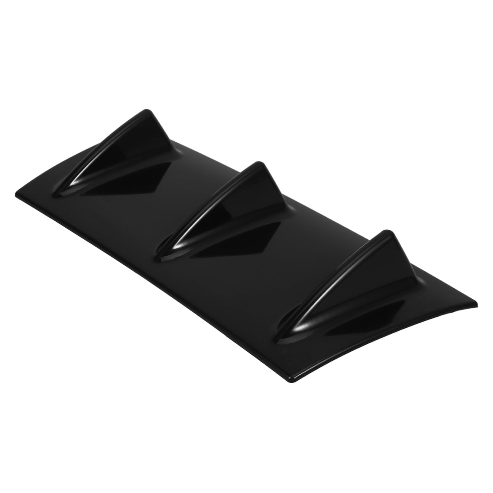 HAWILLOSCH Chassis Haifischflosse Auto Heckschürze Diffusor Auto Heckschürze Spoiler auto zübehör Bumper Diffusor Auto Heckspoiler Zubehör universeller Heckspoiler Heckdiffusor Abs Black von HAWILLOSCH