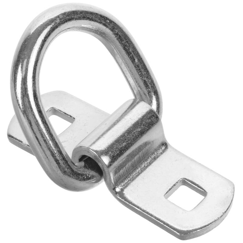 HAWILLOSCH D Ring Zugö Für Anhänger Stabiler Und Rostfreier Zughaken 10mm Heavy Duty D Form Geeignet Für Hintere Stoßstange Ideal Für Anhängerkupplung Und Zurrsysteme Robust Und von HAWILLOSCH