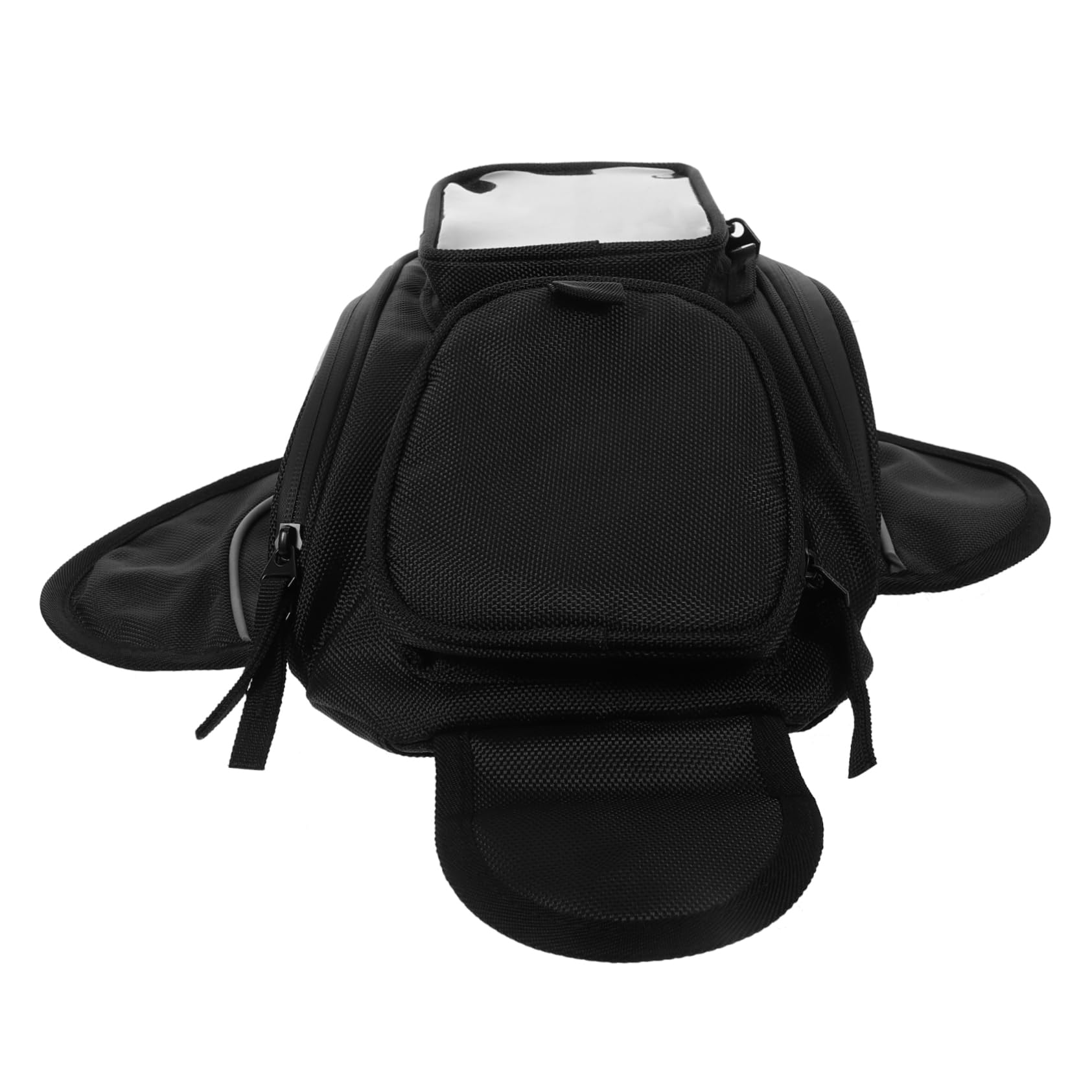 HAWILLOSCH -Gepäcktasche wasserdichte Motorradtasche Magnetische Navigations-Tasche -Tankrucksack Magnettasche -Tank-Magnettasche Motorradtaschen Stoff Black von HAWILLOSCH