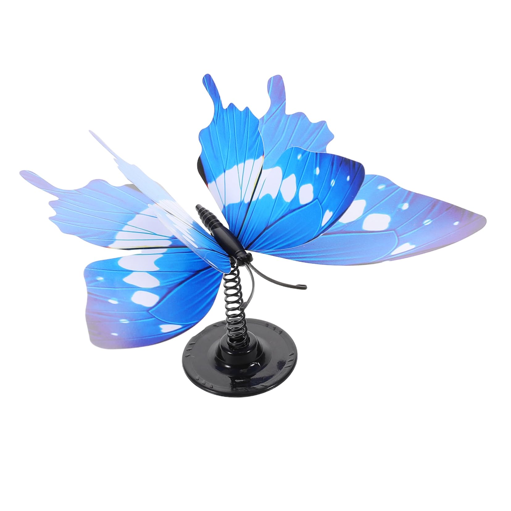 HAWILLOSCH Helm-schmetterling, Stilvolle Schmetterling-auto-dekoration Für Armaturenbrett Für Frauen, Niedliches Auto-, 3d-blauer Schmetterling-ornament, Innenzubehör von HAWILLOSCH