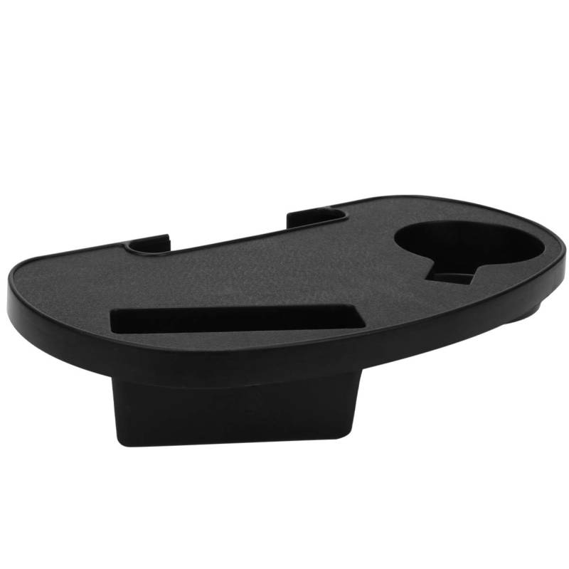 HAWILLOSCH Lounge-Stuhl-Tablett tragbar Getränke Liegen handhaben Tabletts cupholder Mug Holder Liegestuhl Tablett Trinkbecherhalter für Strandstuhl Stuhlzubehör Halter Fach Plastik Black von HAWILLOSCH