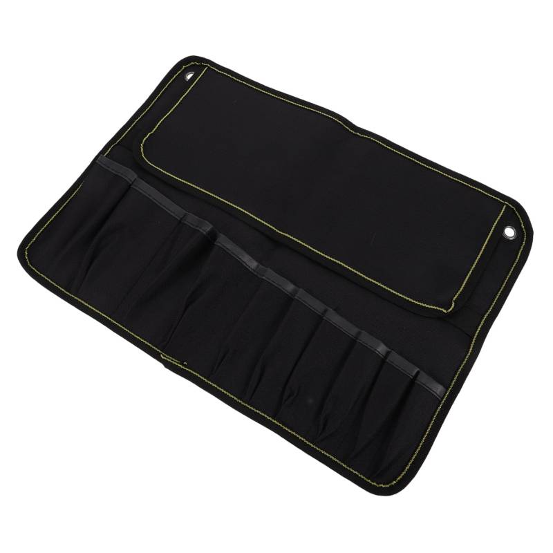 HAWILLOSCH Rollen -kit -lenkertasche Werkzeug-Organizer-Tasche -gabeltasche Werkzeugtasche Für Elektriker Werkzeugtasche Tasche 600d Oxford-Stoff Black von HAWILLOSCH