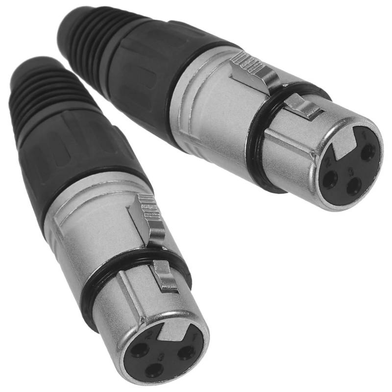 HAWILLOSCH XLR Buchse 3 Pin Weiblich öt Typ Mikrofon Audio Stecker Für Professionelle Audioanwendungen XLR Audio Socket Ideal Für Mikrofonverbindungen von HAWILLOSCH