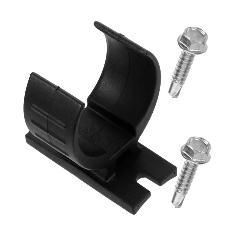 RV-Steckerhalter anhänger stecker Halter Halterung für Anhängerstecker Wohnmobilstecker fixieren Wohnwagen Steckdosenhalterung Steckermontage Anhängerkupplungsadapter Plastik Black HAWILLOSCH von HAWILLOSCH