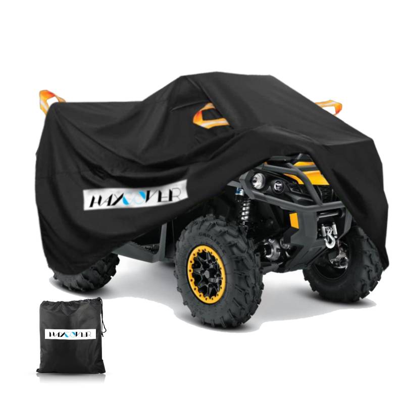 HAYCOVER ATV Abdeckung Wasserdicht Heavy Duty XXXL 102 Inches 300D Oxford Cloth Quad ATC 4 Wheeler Rain Cover All Weather für Polaris Sportsman Yamaha Honda Kawasaki Quad Bike(260 * 120 * 120 cm) von HAYCOVER