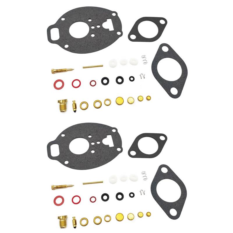 Kompatibles Vergaser-Reparaturset für Marvel Schebler TSX Vergaser-Kit 778–515 K7515 Deere Farmall Allis Oilve Marvel Schebler TSX K7515 (2 Set) von HAYGTRE