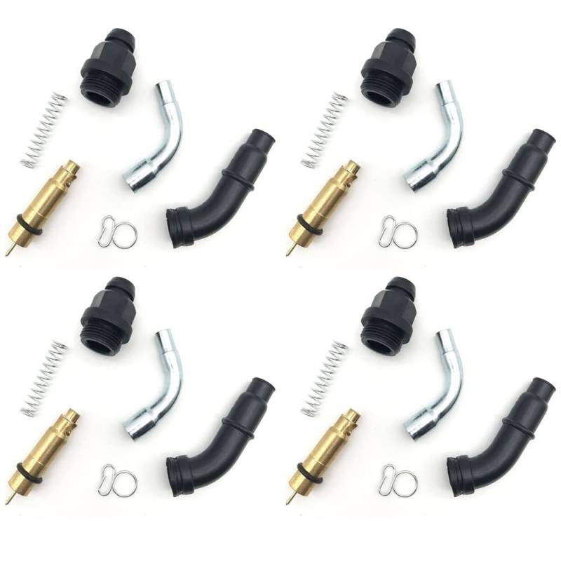 Motorrad-Vergaser-Choke-Kabel-Reparatursatz, Umbau-Teile für Rancher Foreman FourTrax 350 400 300 450 TRX300 TRX400 TRX450 (4 SET) von HAYGTRE