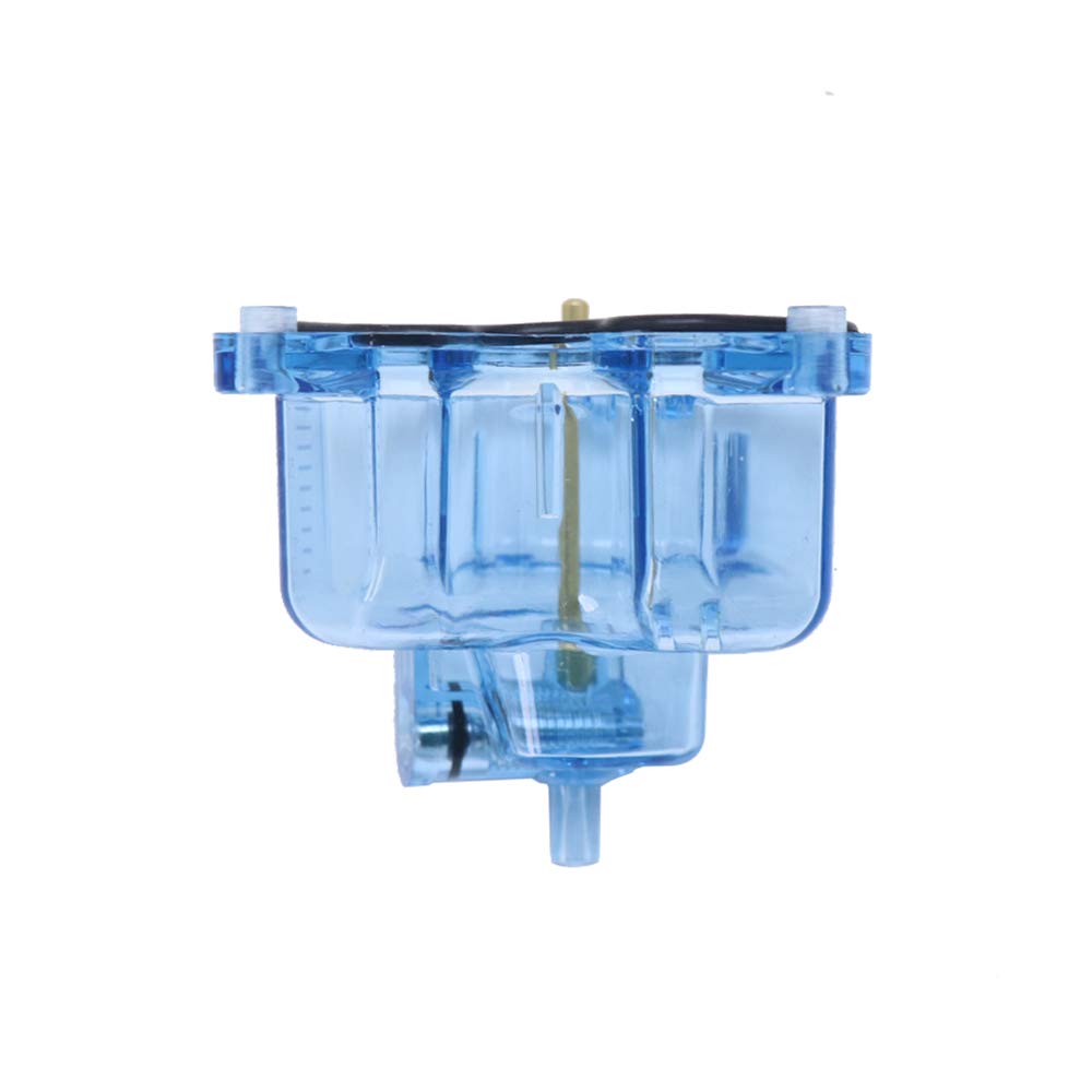 PWK PZ Vergaser Schwimmerschale Transparent Ölbecher Kompatibel für PWK I/II/III PWK IV/KSR EVO PZ26/27/30/32(PZ26 27 30 32 blau) von HAYGTRE