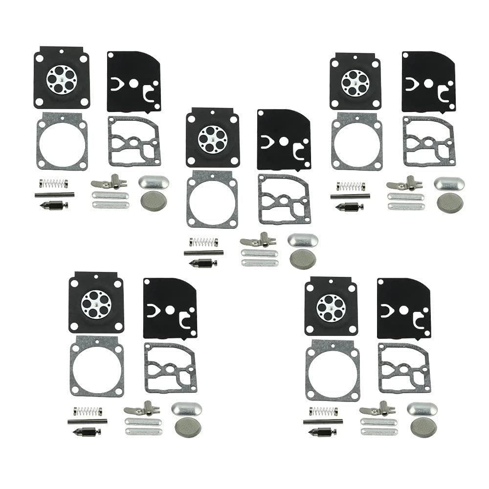 Vergaser-Reparaturdichtungssatz RB-100, kompatibel mit HS45, FS38, FS55, BG45, MM55, C1Q, Membran-Kettensägenschneider (10 Set) von HAYGTRE