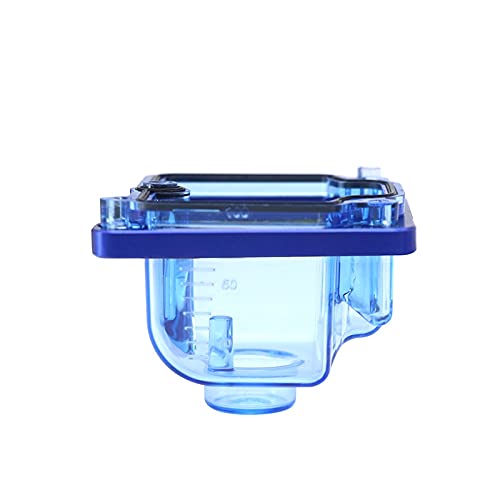 Vergaser Schwimmerschale Comp Chamber Transparent Ölbecher Kompatibel für PWK I/II/III PWK IV/KSR EVO (A Blau) von HAYGTRE