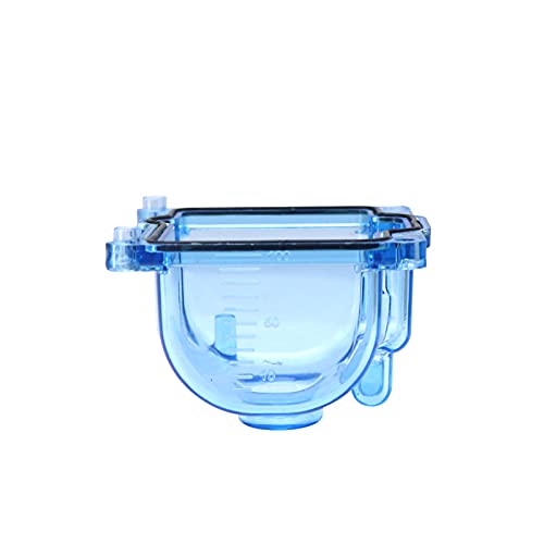 Vergaser Schwimmerschale Comp Chamber Transparent Ölbecher Kompatibel für PWK I/II/III PWK IV/KSR EVO (C Blau) von HAYGTRE