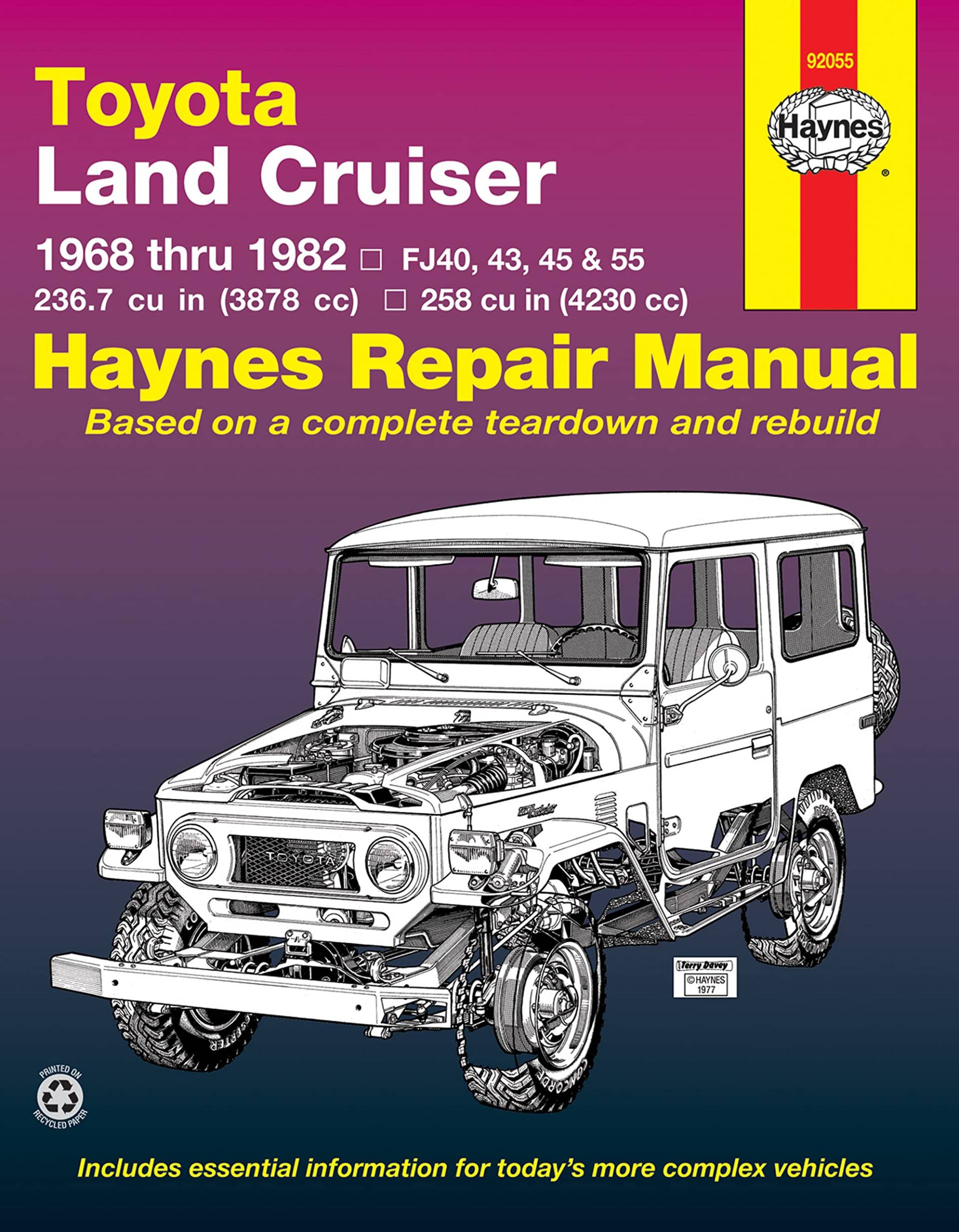 Toyota Land Cruiser, 1968-1982: 1968 Thru 1982 (Haynes Manuals) von Haynes