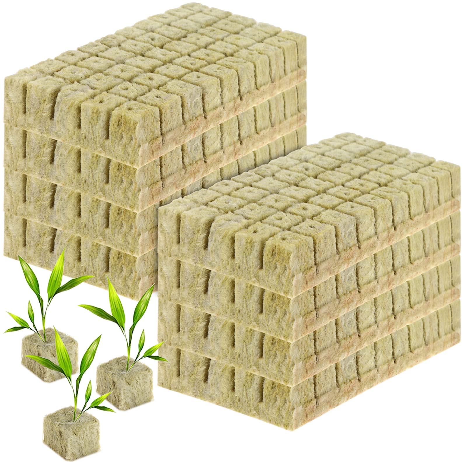 Kajak Abdeckung,Bootsabdeckung, Grow Cubes 100 Stück 1 Zoll Würfel Hydroponische Grow Cubes Plugs Samen Soilless Kultivierung Hydroponik von HBALDTEDC