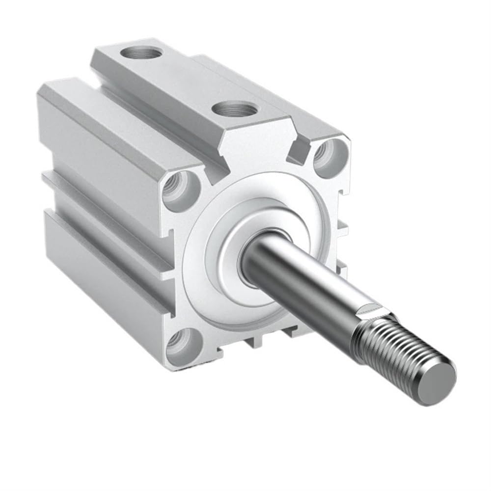 Pneumatik-Zylinder, SDA-B-Außengewinde, kompakter dünner Zylinder, Bohrung 12–80 mm, Hub 5–50 mm, Stange aus Aluminiumlegierung, doppeltwirkend, Penumatic(10MM*80MM) von HBALDTEDC