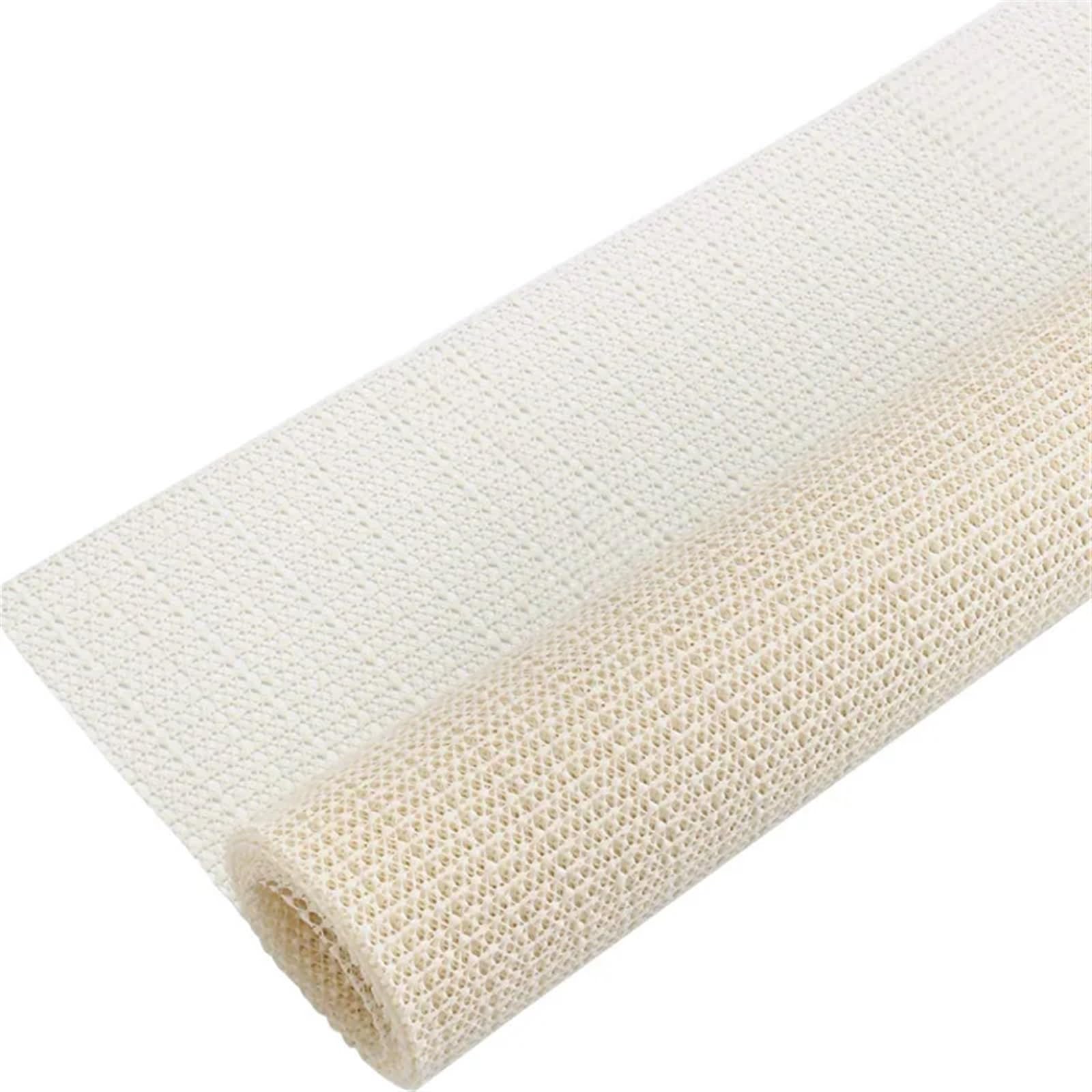 rutschfeste Teppichunterlage, Anti-Rutsch-Teppich-Unterlage Anti-Rutsch-Matte PVC-Schaum-Silikon-Matratze(Milky White,180X200CM) von HBALDTEDC