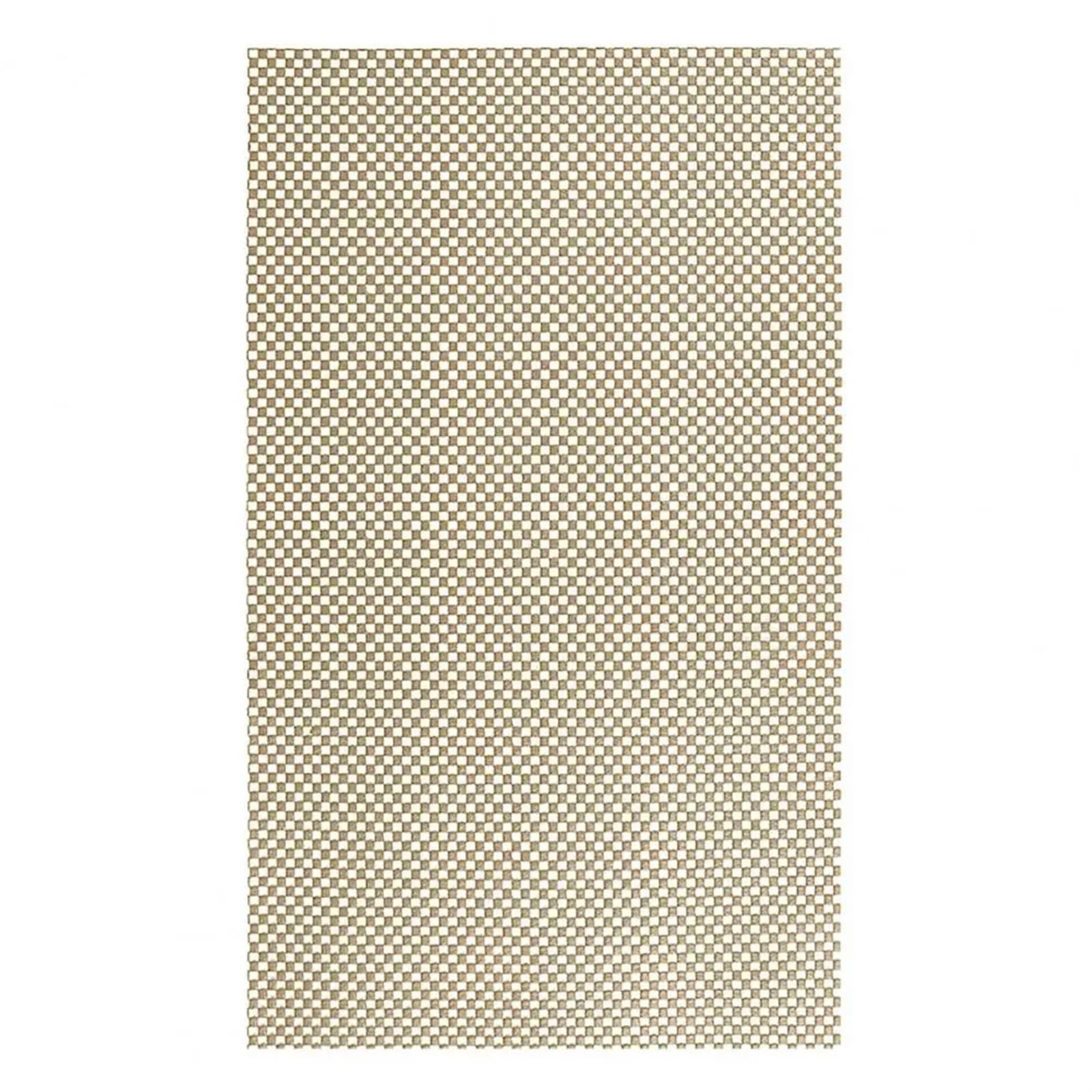 rutschfeste Teppichunterlage, Teppich Anti-Rutsch-Unterlage 2PCS große Regal Liner PVC kann geschnitten Werden Küchengeschirr(Beige) von HBALDTEDC