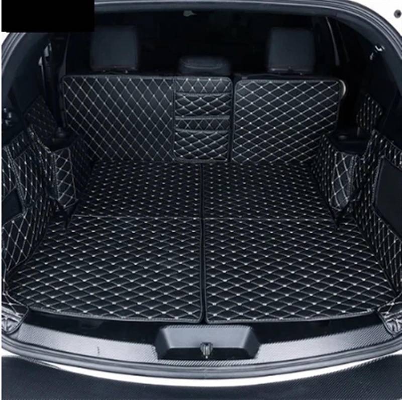 HBIS Kofferraumwanne Kompatibel Mit Ford Für Explorer 7 Sitz 2011 2012 2013 2014 2015 2016 2017 2018 2019 Kofferraummatte Liner Schutz Teppichmatte Autozubehör(Black beige) von HBIS