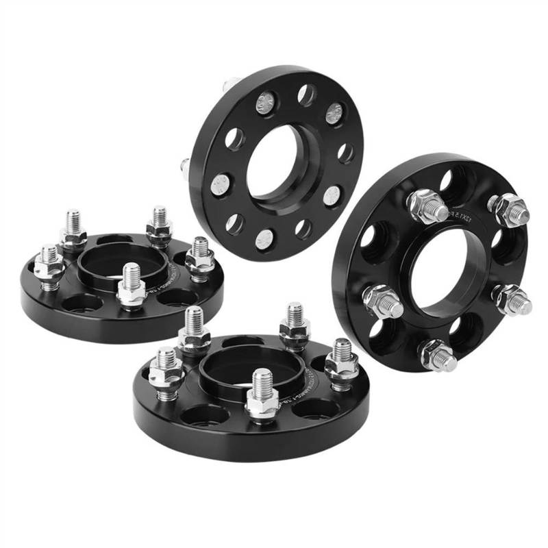 HBIS Kompatibel Mit Dodge Für Caliber PM 2006-2012, 4 Stück 5 X 4,5, 5 Ösen, 20 Mm Nabenbohrung 67,1 Mm Mit 12 X 1,5 Bolzen, Spurverbreiterungen, Unterlegscheiben Auto-Rad-Distanzscheiben von HBIS