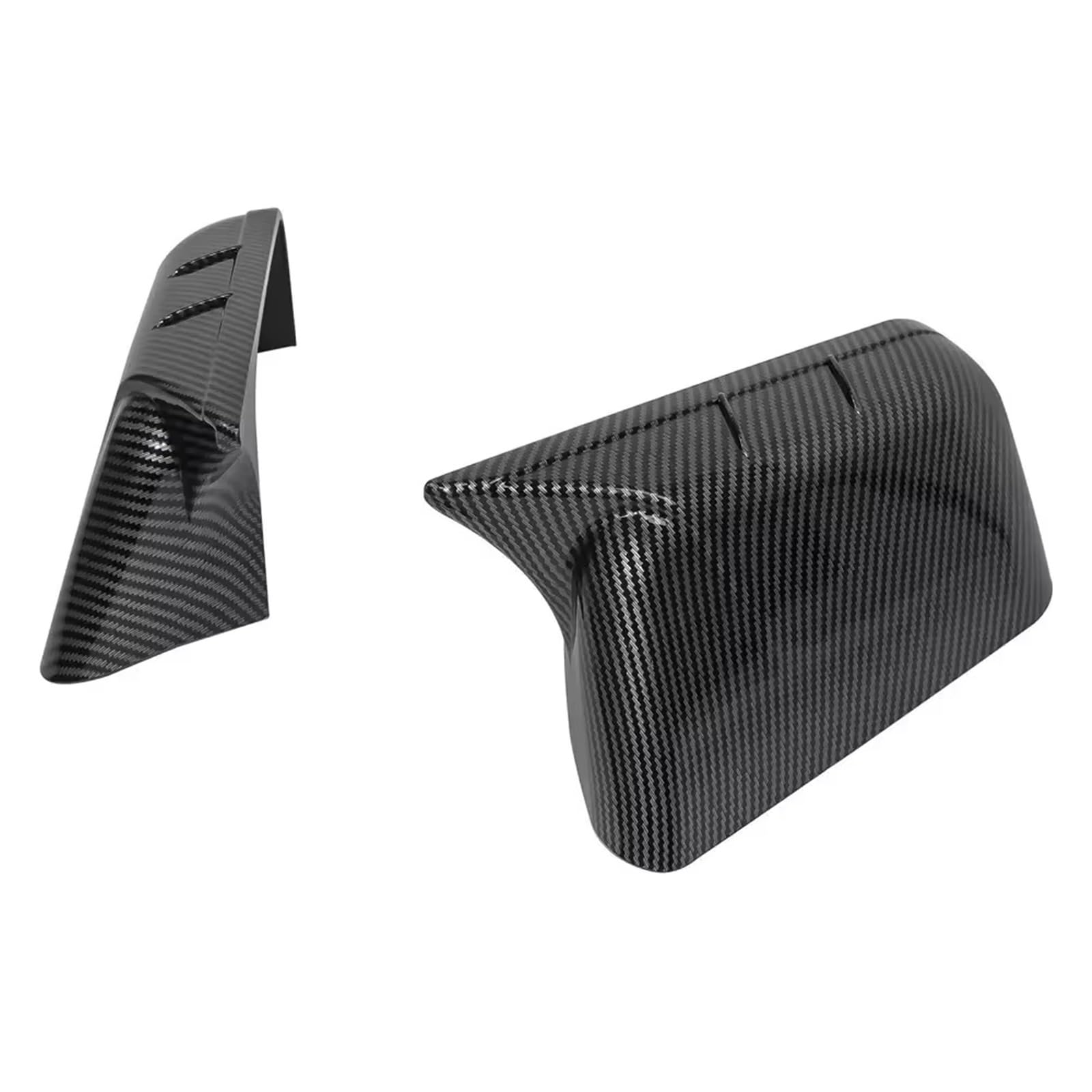 HBIS Kompatibel Mit Ford Für Edge 2007 2008 2009 2010 2011 Auto Rückspiegel Seitenspiegel Abdeckkappe Außentür Gehäuse Shell Trim Ersatz Spiegelkappen(Carbon Fiber) von HBIS