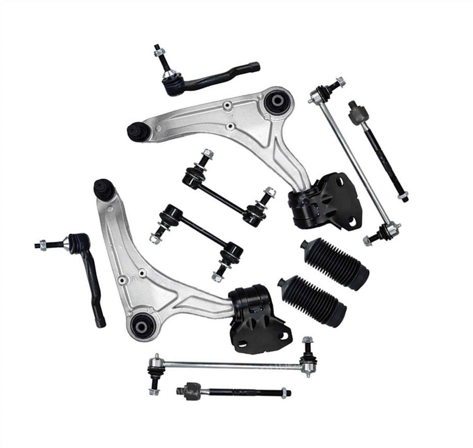 HBIS Kompatibel Mit Ford Für Fusion 2013 2014 2015 2016 2017, Vorderer Unterer Querlenker, Stabilisator, Pendelstange, Spurstange, Querlenker, Aufhängungsarm-Kits Querlenker Auto von HBIS