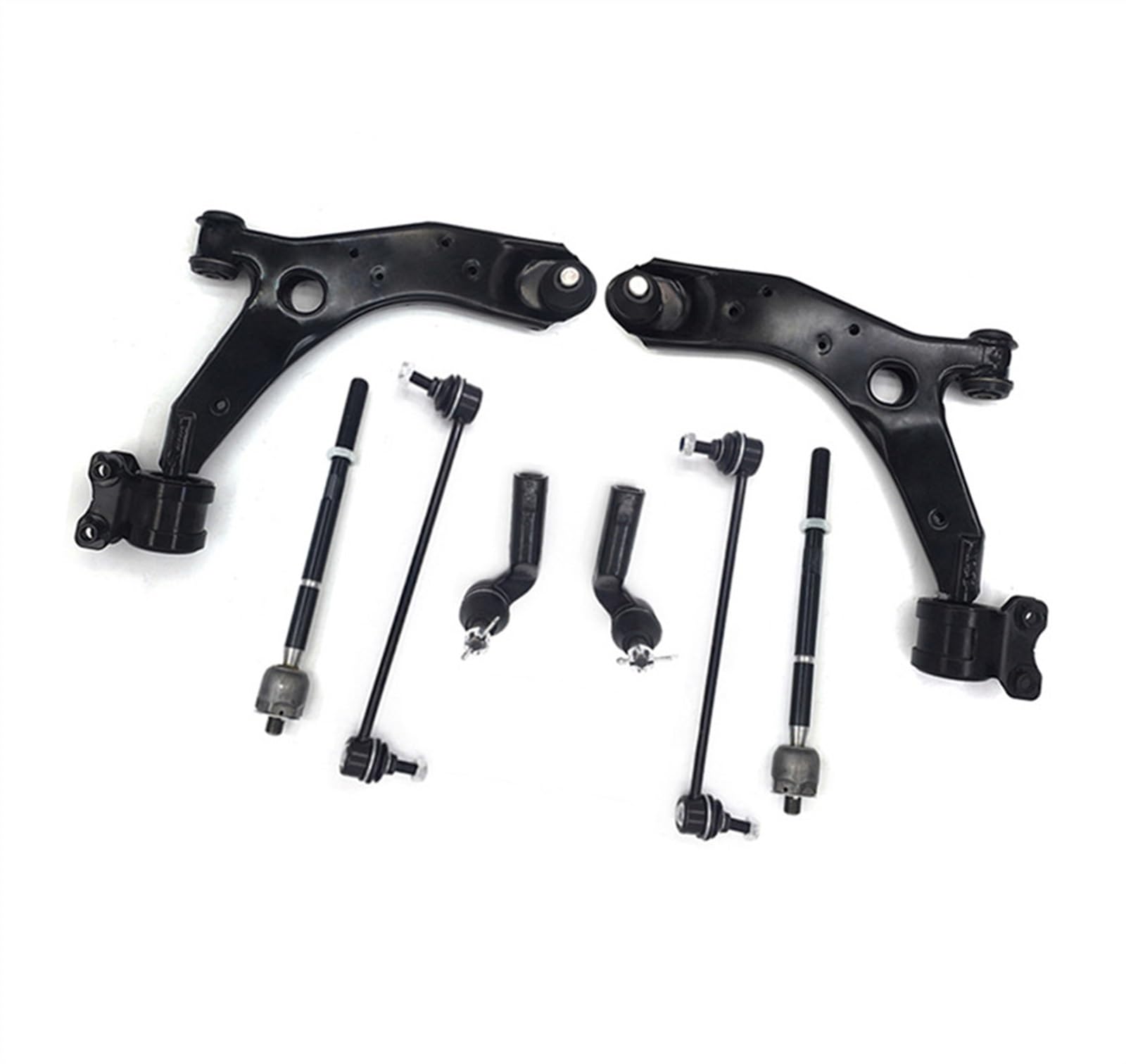 HBIS Kompatibel Mit Mazda 5 2006–2013 2014, Für Mazda 3 2004 2005 2006 2007 2008 2009, Vorderer Unterer Querlenker, Stabilisatorverbindung, Spurstange, Aufhängungssatz Querlenker Auto von HBIS