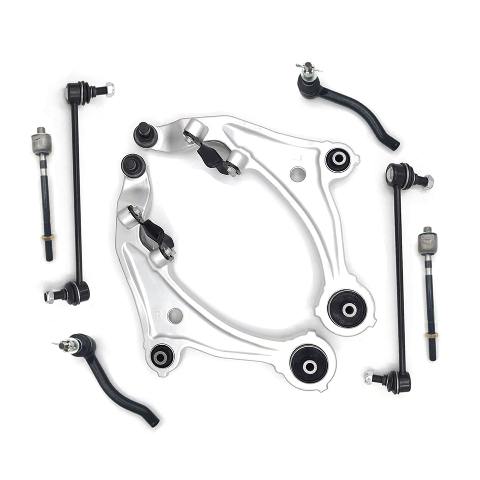 HBIS Kompatibel Mit Nissan Für Murano 2009 2010 2011 2012 2013 2014 Vorderer Unterer Querlenker Stabilisatorverbindung Spurstange Aufhängung Querlenker Querlenker Auto von HBIS