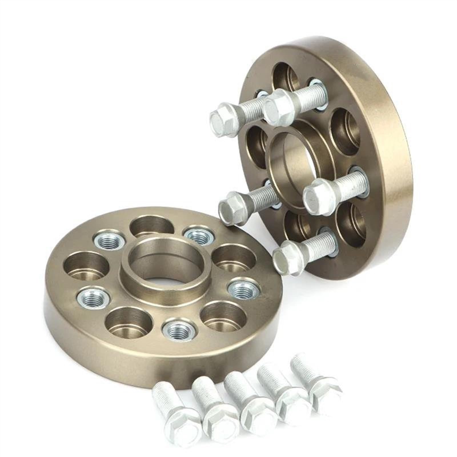 HBIS Kompatibel Mit Q7 2015 2016 2017 2018 2019 2020, 2 Stück Hubcentric Wheels Spacer Dekorationsteile PCD 5x112 CB = 66,5 Mm Auto-Rad-Distanzscheiben(2PCS 25MM) von HBIS