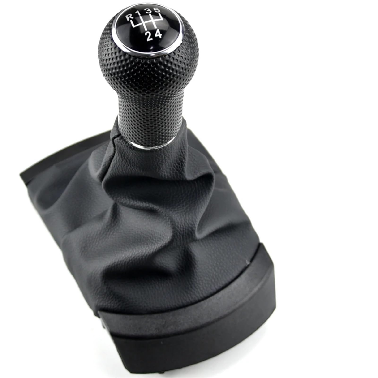 Kompatibel Mit Seat Für Ibiza 2002 2003 2004 2005 2006 2007 2008 Auto-Styling Schaltknauf Hebel Stick Gamasche Kofferraumabdeckung Abdeckung Auto Zubehör(5 Speed) von HBIS