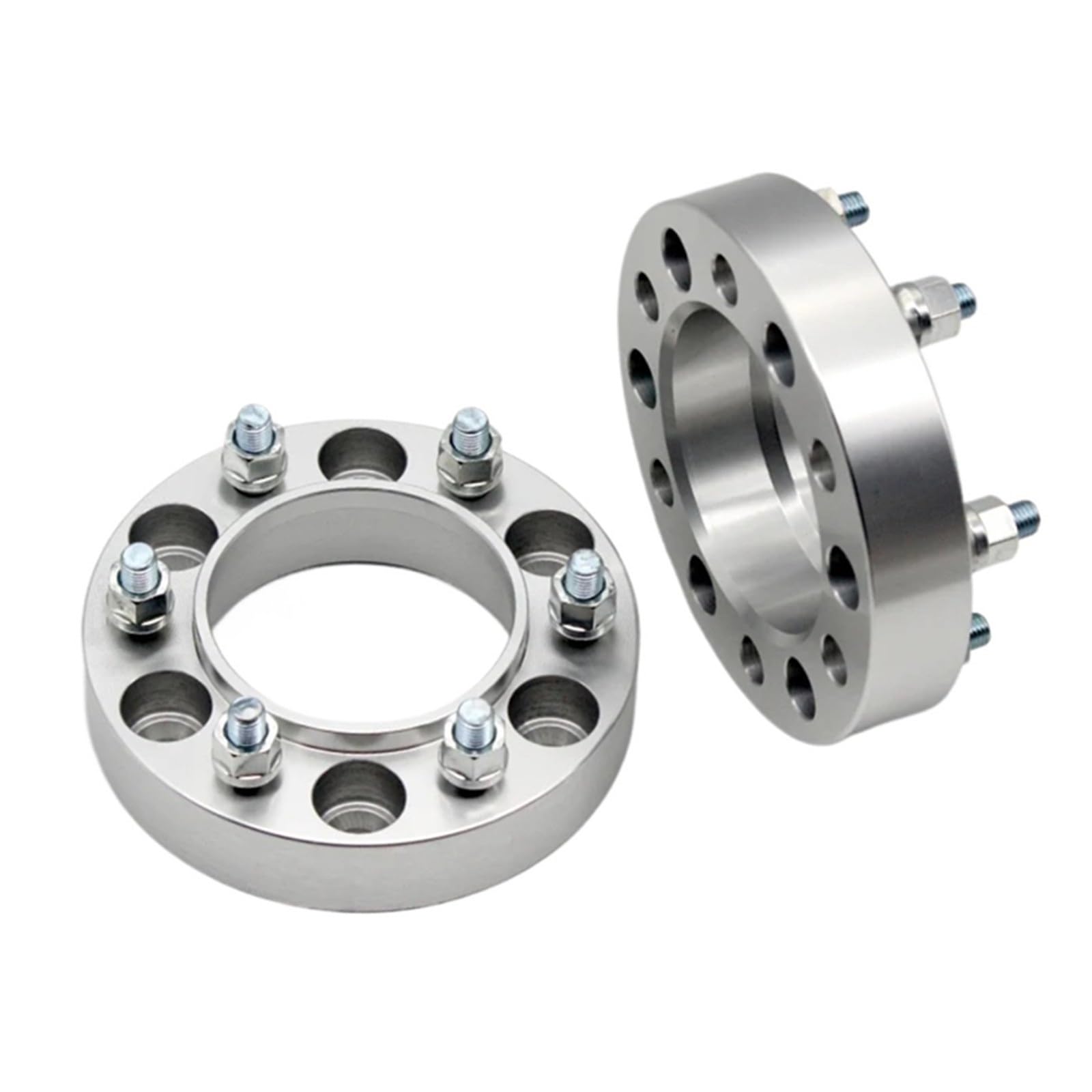 Kompatibel Mit Toyota Für Hilux 1990–2014 2015 2016 2017 2018 2019, 2 Stück Spurverbreiterung Adapter PCD 6 X 139,7 CB 106 Mm 6 Lug Spurverbreiterung Adapter Auto-Rad-Distanzscheiben(45mm) von HBIS