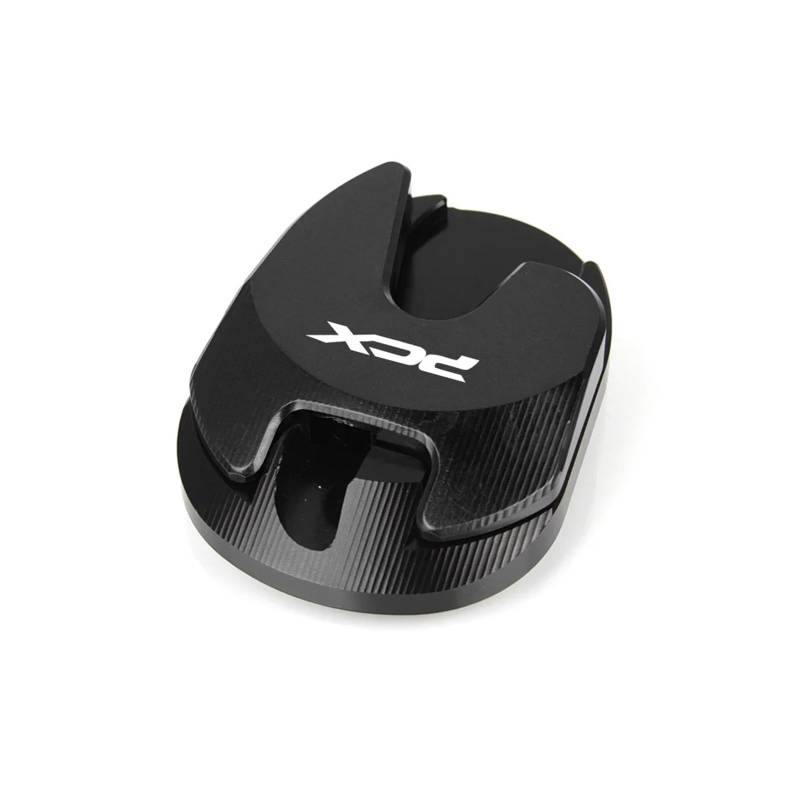 FÜR H&ONDA PCX160 ADV150 2019-2023 Motorrad Kickstand Extender Fuß Seitenständer Verlängerung Stützplatte Vergrößern(A-Black) von HBJzxlOK