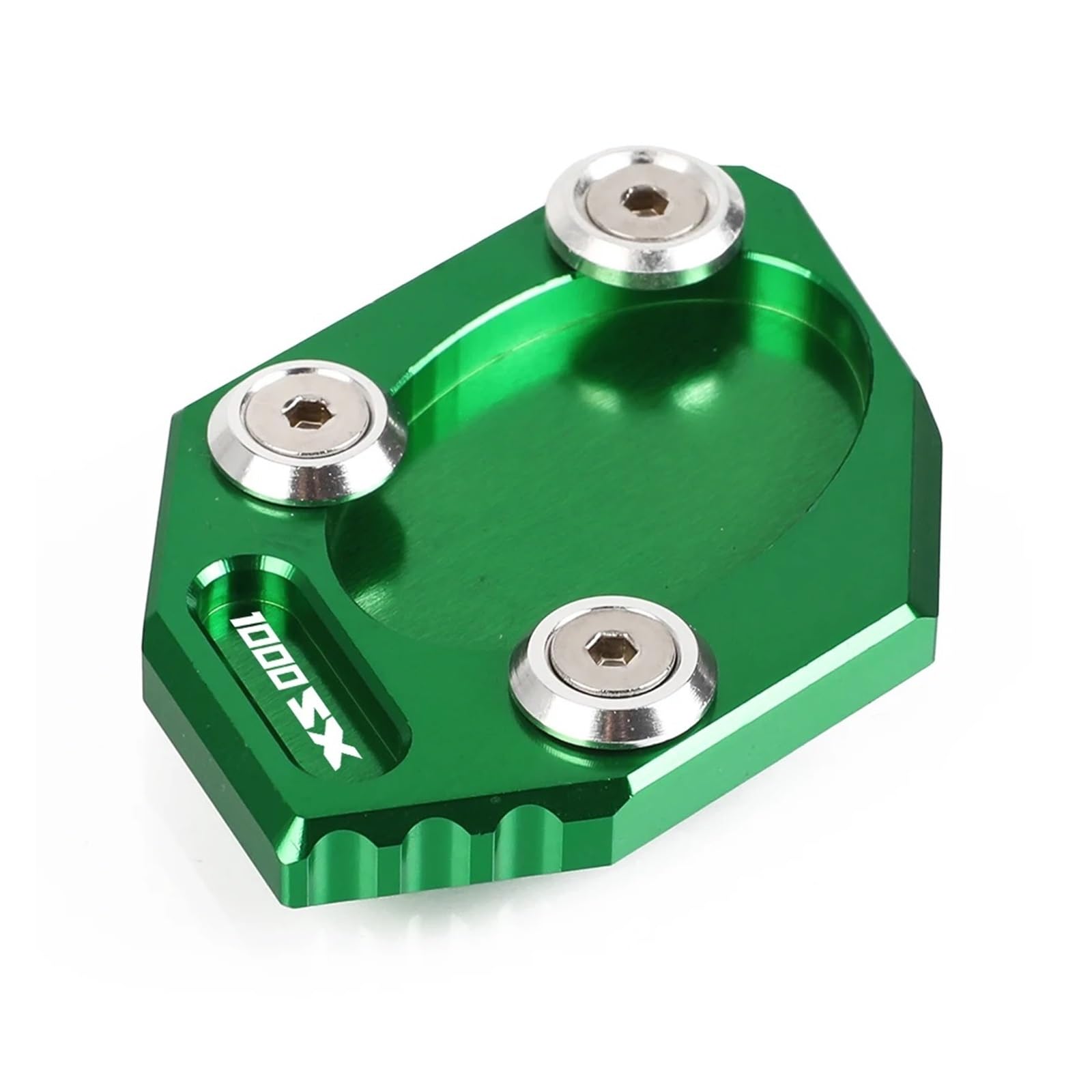 FÜR K&awasaki Für Ninja 1000SX Für Versys 650 1000 2007-2013 Motorrad CNC Kickstand Fußstütze Verlängerung Seitenständer Vergrößern(Green 3) von HBJzxlOK