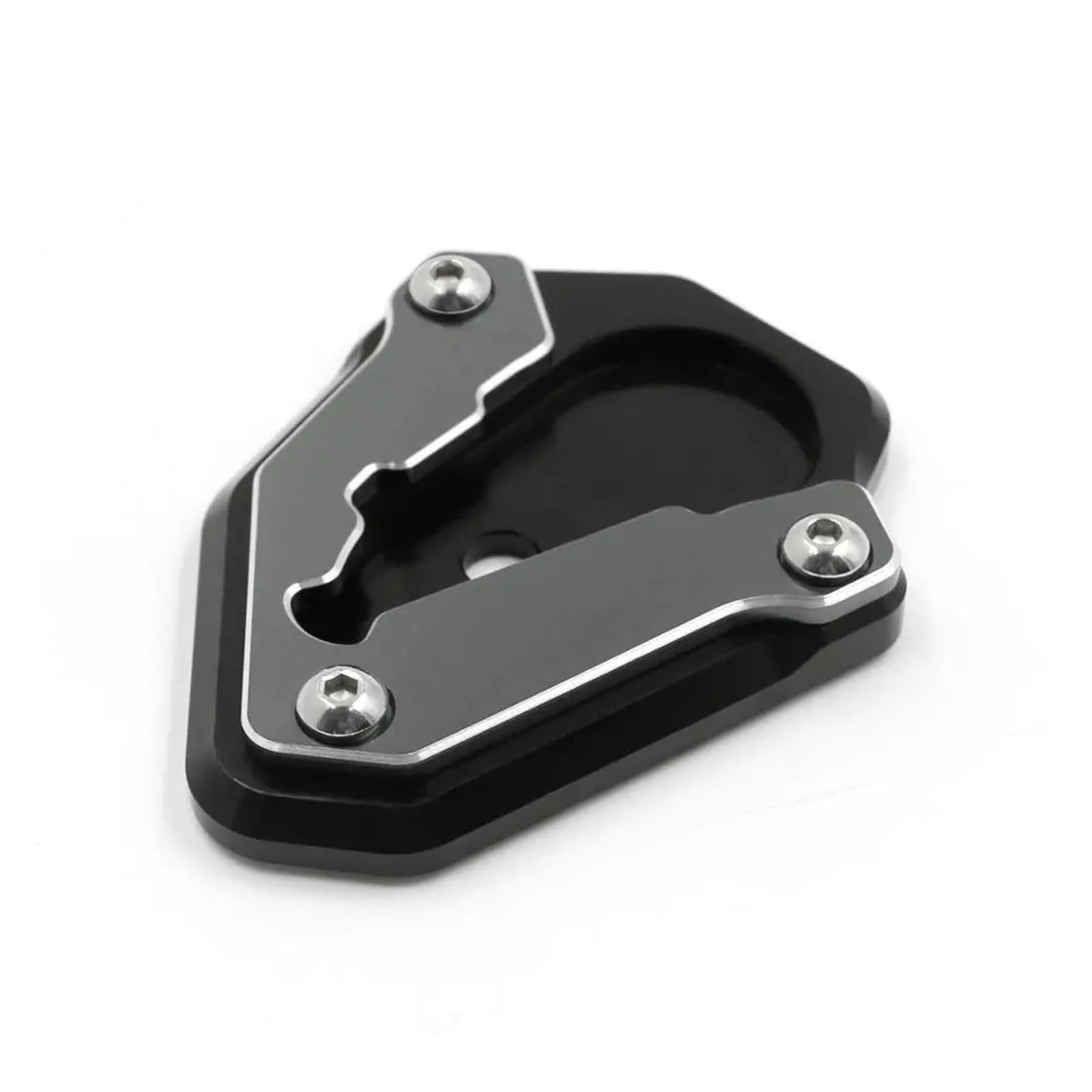 Für D&ucati 848 1098 1198 Motorrad CNC Kickstand Fuß Seitenständer Verlängerung Pad Stützplatte Vergrößern Ständer(Titanium) von HBJzxlOK