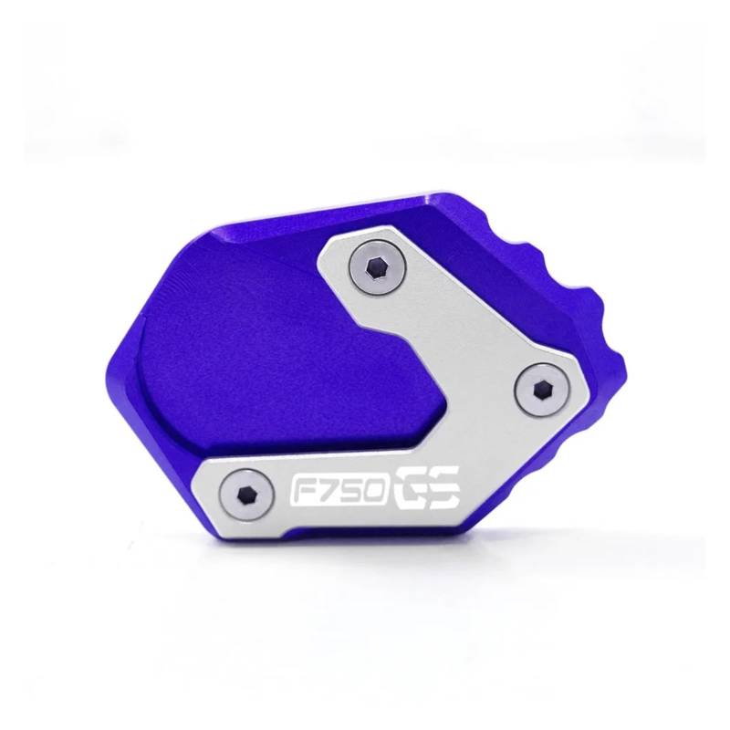 Für F750GS F750 GS F 750 GS 2016-2019 Motorrad CNC Kickstand Fuß Seitenständer Verlängerung Pad Stützplatte Vergrößern Ständer(Blue) von HBJzxlOK