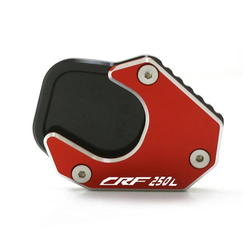 Für H&ONDA CRF 250 Für RALLY CRF250L CRF250 2017-2023 Motorrad Kickstand Fuß Seitenständer Verlängerung Pad Stützplatte Vergrößern Ständer(Red) von HBJzxlOK