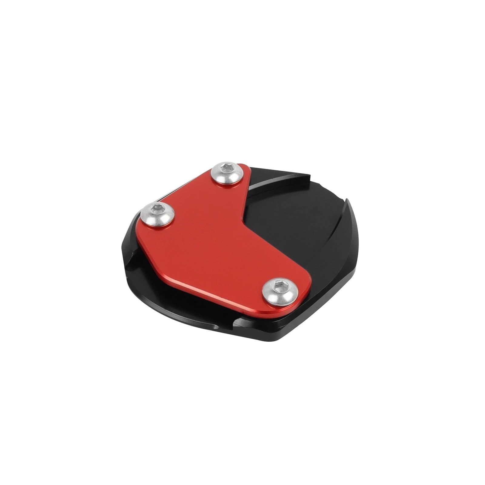 Für H&ONDA GB350 GB350S GB 350 S CB350 CB 350 2021-2024 Motorrad Kickstand Fuß Seitenständer Vergrößerer Verlängerung Pad Stützplatte(Red) von HBJzxlOK