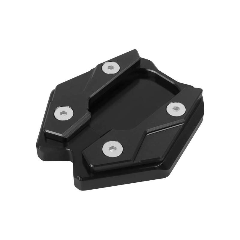 Für H&onda CB150R CB300R CB 150 R CB300 R 2017-2023 Motorrad CNC Kickstand Fuß Seitenständer Verlängerung Vergrößerer Stützplatte Pad(Noir) von HBJzxlOK