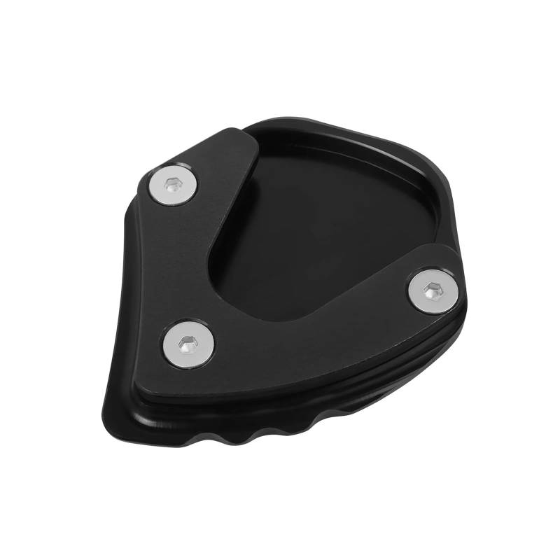 Für H&onda CB750 CB 750 Für HORNET 2023-2024 Motorrad CNC Kickstand Fuß Seitenständer Verlängerung Vergrößerer Stützplatte Pad(Noir) von HBJzxlOK